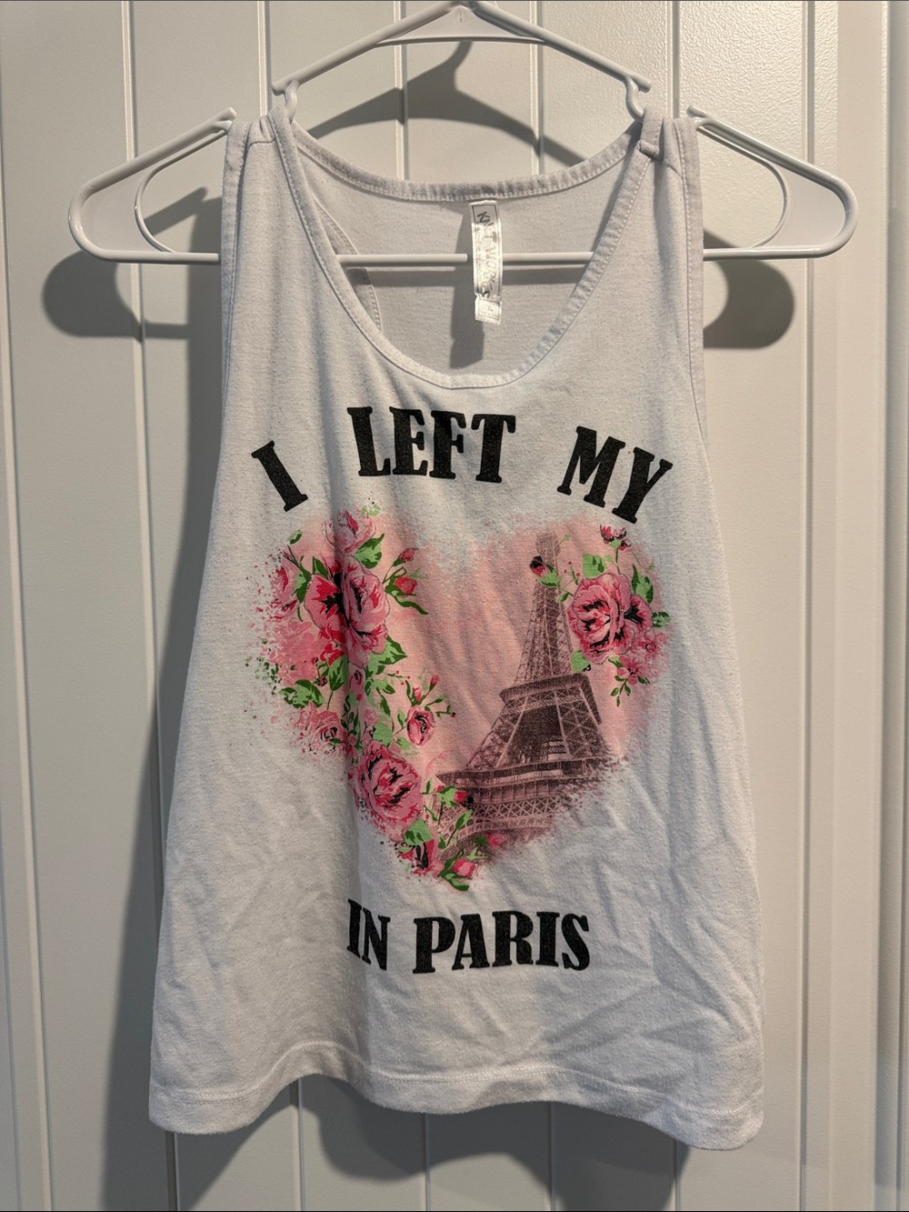 Knitworks White Graphic Tank Top